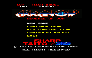 Screenshot Thumbnail / Media File 1 for Arkanoid Revenge of Doh (1987)(Sharp - SPS)[a2]